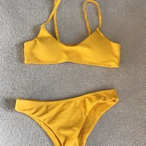 SheIn yellow swimsuit